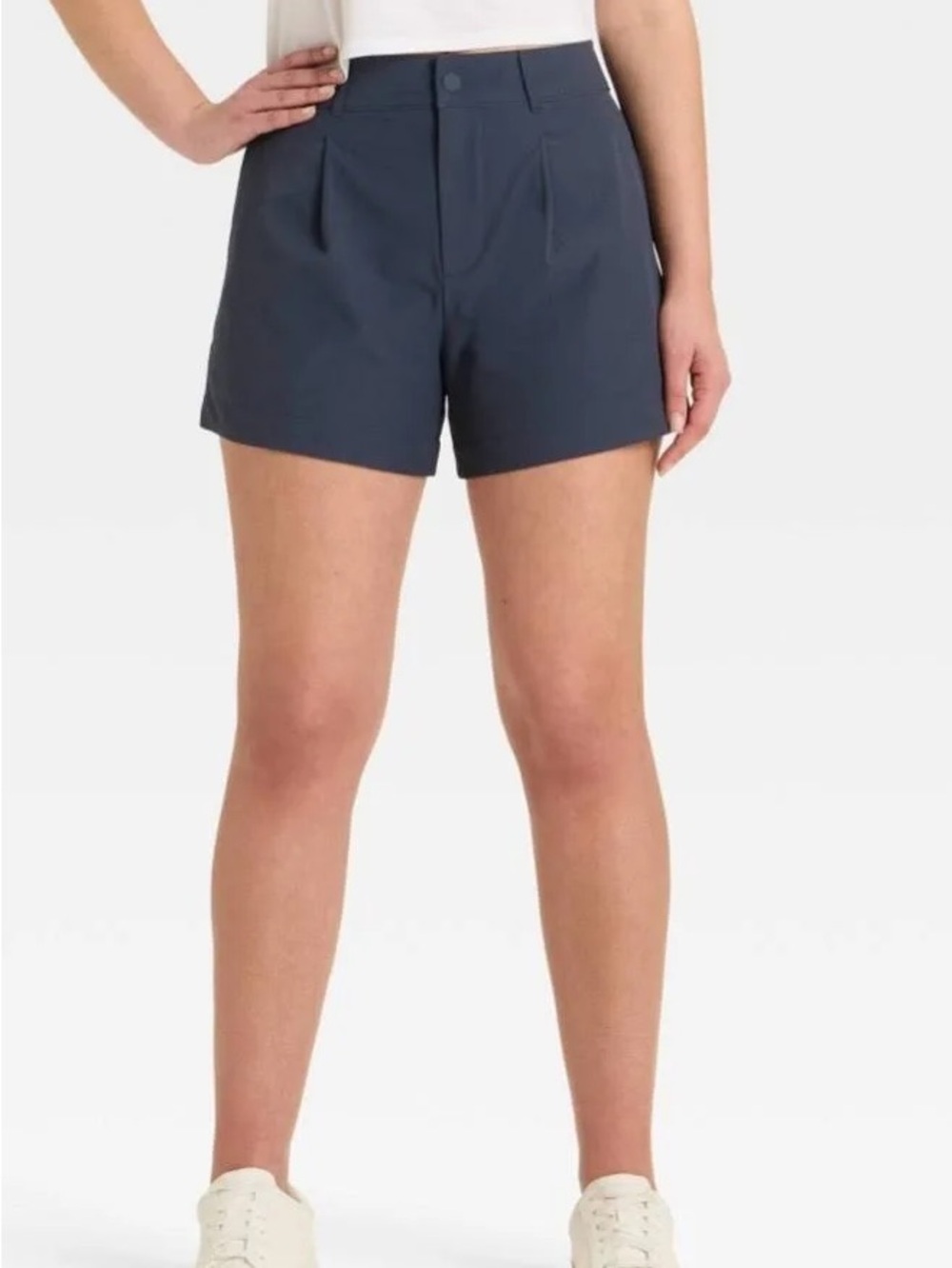 all in motion Navy High Rise Golf Shorts